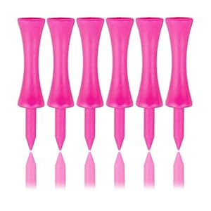 Zivisk tee de Golf Plástico 100 Piezas Rosa 57mm