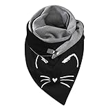 SOIUTAO Dreieckstuch Damen Groß Warmer Schulterschal Winterleichter Schal Winterweicher Heizschal Winter Dreieckstuch Winddichter Halstuch Shawl Geschenk für Mutter, Einheitsgröße