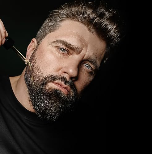 Guardenza Set di olio per barba Variety - 3 diversi oli per barba - cura della barba - 30 ml per bottiglia