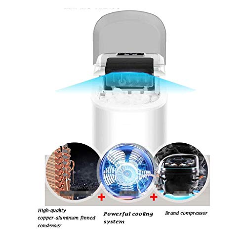 Máquina portátil para hacer hielo de encimera 33 lbs miniatura 5