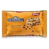 GHIRARDELLI Semi-Sweet Chocolate Premium Baking Chips Chocolate Chips for Baking, 24 OZ Bag