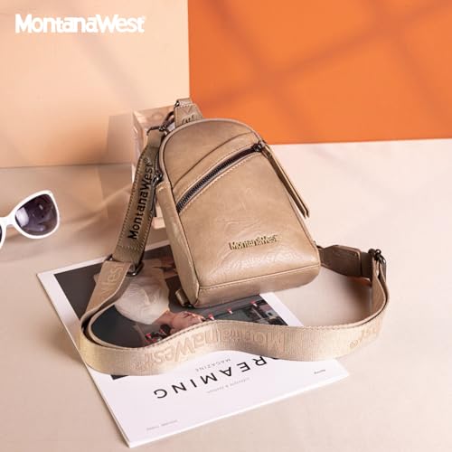 Image of Montana West Small Crossbody Sling Bag for Women Cute Cross Body Fanny Pack Purse