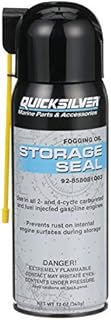Quicksilver 858081Q03 Storage Seal Engine Fogging Oil, 12oz - for 2-Stroke, 4-Stroke and Fuel-Injected Gas Engines