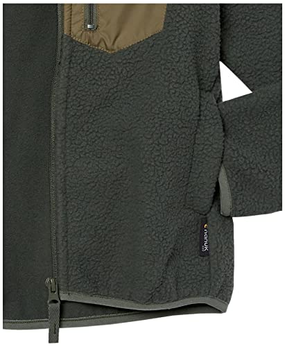 Jack Wolfskin Unisex-Child Standard ICE Cloud Hood Jacket Kids, Thyme Green, 5-6