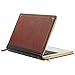 MOSISO PU Leather Zippered Case Only Compatible with Newest 2018 2017 2016 MacBook Pro 13 Inch with/Without Touch Bar A1989 / A1706 / A1708, Vintage Classic Premium Book Sleeve Cover, Brown
