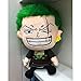 Qarunt Anime One Piece Roronoa Zoro Peluche Giocattolo, Kawaii Morbidi Plughies, Animali dei Cartoni Animati Bambole farcite, Migliori Regali per Bambini Bambini, 30 cm