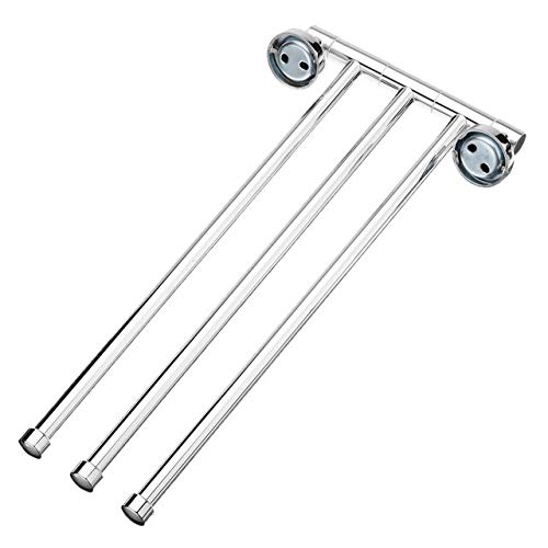 Toallero Toallero de Acero Inoxidable con Brazos giratorios 2/3/4 Colgador de Barra para Toalla Montado en la Pared para baño Cocina o baño Toallero Colgante (Color: Tamaño Libre: 2 Brazos) (3 Brazos