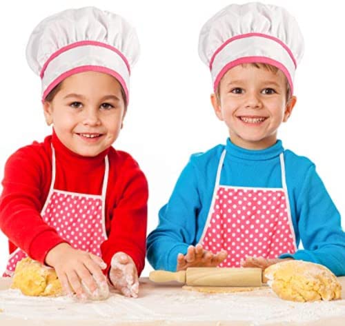 LIANLI Kids Cooking Baking Set 17Pcs, Kids Chef Role Play Traje Set - Chef Hat e Correspondência Ros