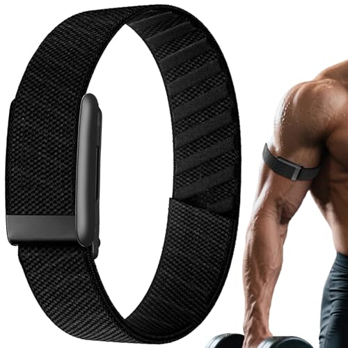 Anpzband Nylon-Bicep-Bands for Whoop 4.0 Elastic Band - Adjustable Breathable Replacement for Whoop 4.0 Arm/Ankle Bands for Men Women Soft Durable (Not for Whoop 5.0)