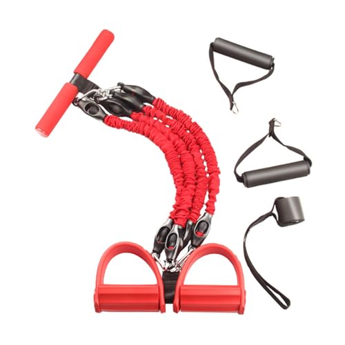 Corde de traction abdominale en émulsion rouge Alipis entraînement fitness et gym