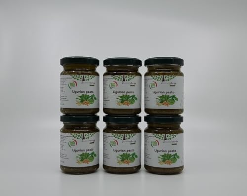 buononaturale Box al pesto BIO 720g — pacco da 6 pezzi di Pestoghiotto ligure BIO da 120g (6x120g)