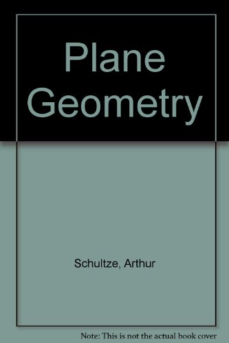 Plane Geometry B000LZDMQS Book Cover