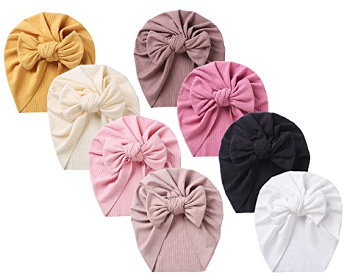 QandSweet Baby Girls' Hats & Caps Knotted Turban Cute Toddler Hat Hair Accessories 3-36M