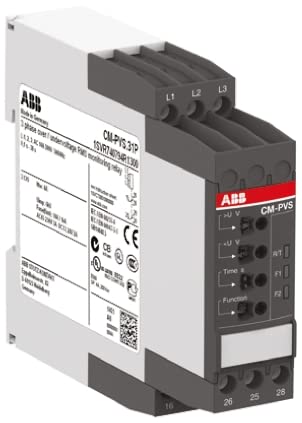 ABB CM-PVS Überwachungsrelais, für Phase, Spannung 300 → 500V ac 3-phasig, 2-poliger Wechsler Überspannung,