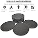 10 Pack 6 Inch Multipurpose Grey Scrubber Scouring Pads Flocking Scuff Pads -Hoop and Loop Scuff Pads Conditioning Discs Polishing Pad for Furniture Automotive Cleaning, Rust Removal (800 Grit)