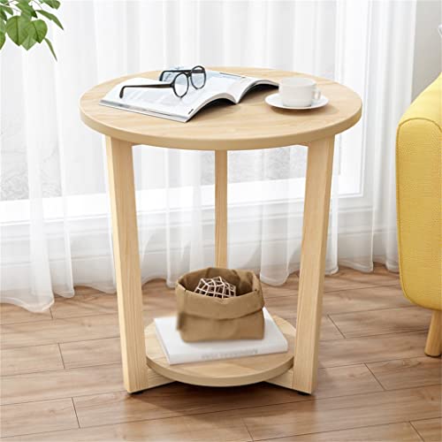 GYLXW - Estante lateral para sofá, mesa redonda pequeña, para sala de estar, balcón, mesa de centro pequeña, mesa esquinera, 50 x 55 cm, xwgyl-0129