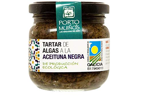 PORTO-MUINOS Tartare di alghe all'oliva nera di produzione biologica lattina 180 g