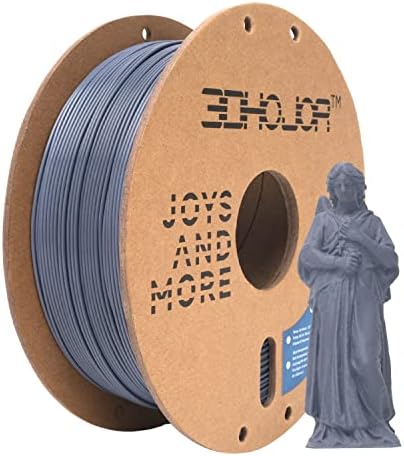 PLA Pro (Plus) Filament 1.75mm, 3D Printer Filament PLA+, Cardboard Spool 3D Printing Filament, Dimensional Accuracy +/- 0.03 mm, Grey, 1kg - View 3