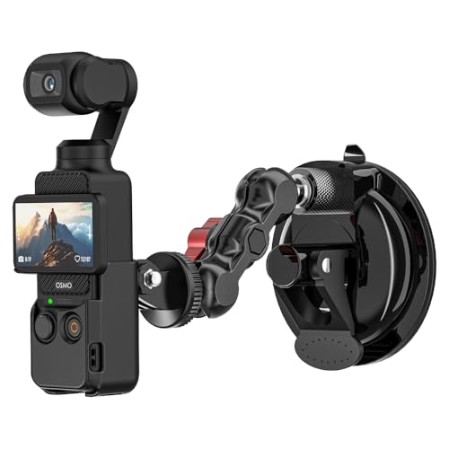 Soporte de coche para DJI Osmo Pocket 3 ideal para grabar vlogs de viajes y rutas en carretera