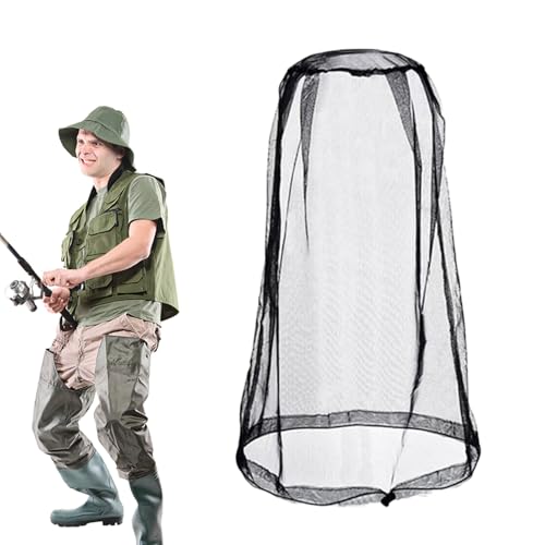 Sombrero Repelente De Moscas,Sombreros De Cubo Con Velo De Malla | Cubierta facial de malla de red | Sombrero protector para exteriores, sombrero de protección para el sol, cubierta facial de malla tr