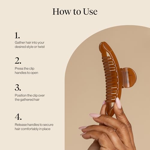 Pince à cheveux Kitsch maintien sûr pour volume épais