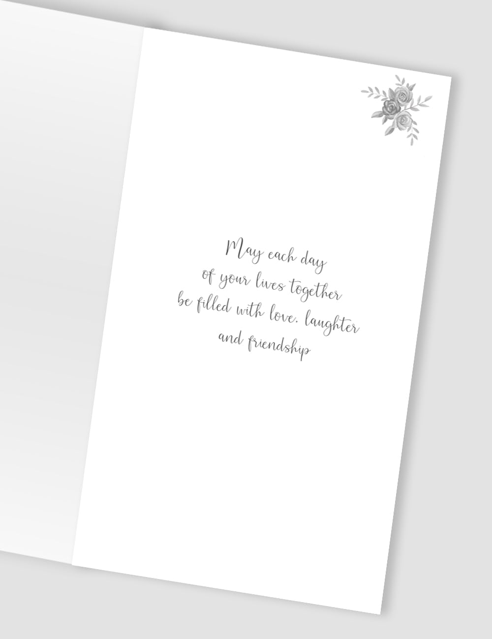 Congratulations On Your Wedding Day Hand-Finished Champagne Wedding Card JGS773 - Image 3