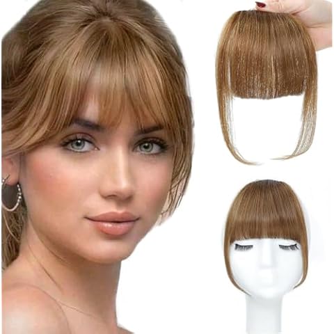 ORIGEN Light Brown Clip-in Bangs Cover