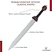 Armory Replicas™ Horatius Roman Gladius Sword – Carbon Steel Blade, Leather-Wrapped Handle, 31.5