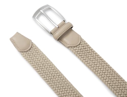 Image of Fabio Valenti Canvas Elastic Fabric Woven Stretch Braided Belts for Men Women Junior with Multicolored /Full Sizes