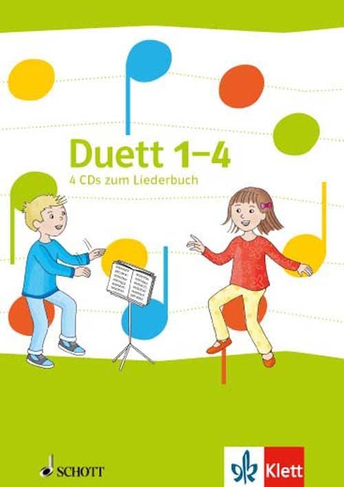 Duett 1-4: 4 Audio-CDs zum Liederbuch Klasse 1-4 (Duett. Allgemeine Ausgabe ab 2016)