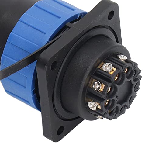 Conector de potencia Semme IP68 380V 45A 9 pines miniatura 4