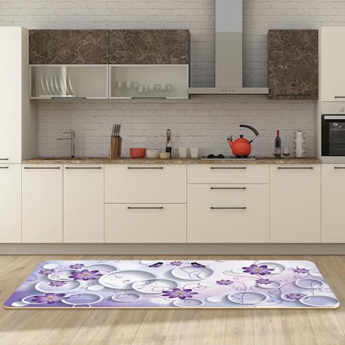 Alfombrillas de cocina estampadas con base antideslizante VAPOKF 3