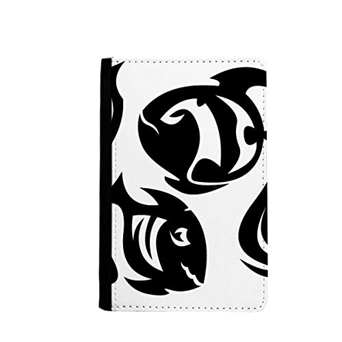 Portefeuille Poissons chic étui de voyage aux finitions soignées et design constellation