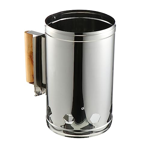 CAXUSD 1pezzi Accensione per Accendifuoco per Strumento per Barbecue all’Aperto Isolamento Termico Materiale Metallico Resistenza alle Alte Temperature Versare