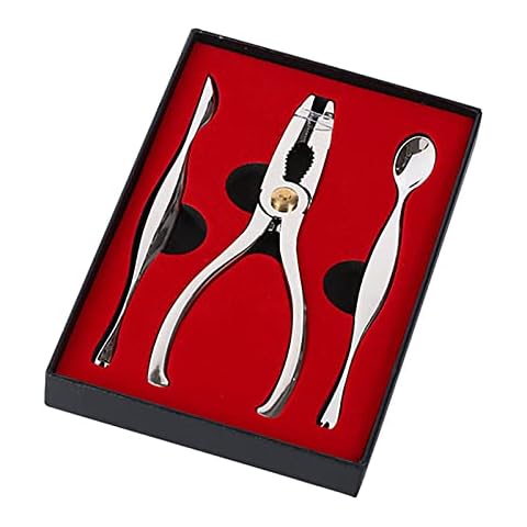 Seafood Tools （Exquisite 3-piece set) Lobster Crackers and crab crackers apply to lobster ，crab，crab legs，king crab legs，nut Cover