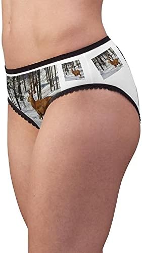 Elk Panties, Elk Underwear, Briefs, Cotton Briefs, Funny Underwear, Panties For Women