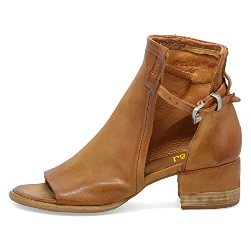 Fsj Women Peep Open Toe Boots Cut Out Buckle Ankle Booties Stacked Block Chunky Low Heel Sandals Causal Party Dress Shoes Brown Size 8 #TOP1