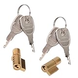 Durable and Long-Lasting Construction: Crafted from high-quality materials such as copper and zinc alloy, our barrel locks are designed for long-term use, offering exceptional durability and strength. The robust build ensures reliable performance in ...