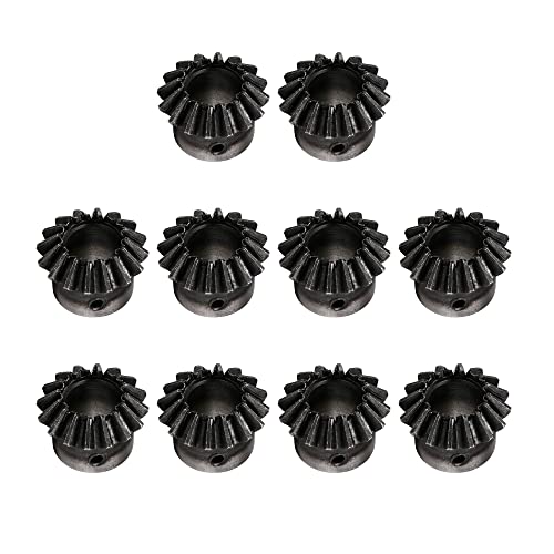 CNBTR 10PCS Tapered Bevel Gear Wheels 12mm (1.5 Modulus 16T) for Hardware Mechanical