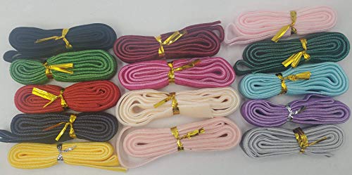 Image of 14 Yards Velvet Ribbon Spool for Headband DIY Craft (Multi-Color, 3 /8 inch)