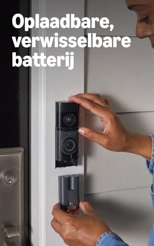 Ring Videodeurbel Plus op batterij (Battery Video Doorbell Plus) (nieuwste generatie) | Zelf te installeren draadloze deurbelcamera | Retinal 2K | 6x zoom | Gratis Ring-proefabonnement van 30 dagen - Afbeelding 5