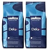 Lavazza Dek Decaffeinated Coffee Beans 500g (Pack of 2, Total 1kg) - Rich Espresso Flavor