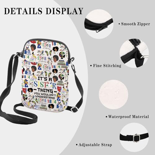 Greek Order of The Eastern Star Crossbody Bag Sorority Paraphernalia Gift Sisterhood Gift for Soror Sister3