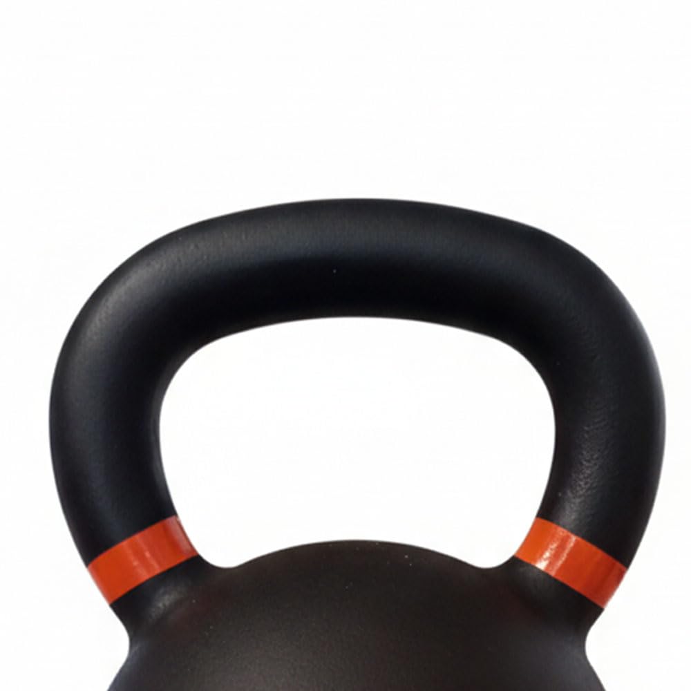 Kettlebell Hierro Fundido 28kg Viok Sport – Pesa rusa de hierro fundido Negra, base plana – Entrenamiento funcional & gimnasio en casa