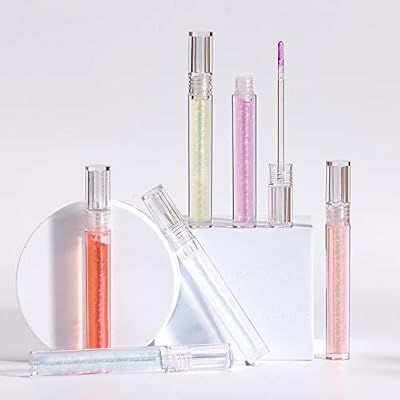 Lip Gloss Moisturizing Shiny Non Stick Long Lasting Provides Maximum Color Glides On Bubbles .5ml Clear Gloss