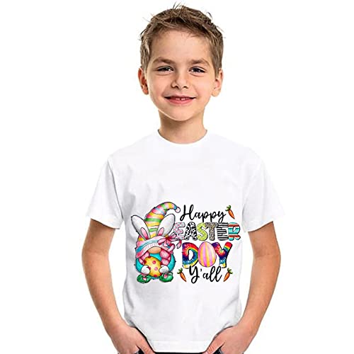 Boys Easter Sweatshirts Cotton Long Sleeve Crewneck Pullover Toddler Kids Winter Warm Shirt Sweater Tops 3t-8t2