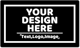 Funny Welcome Doormat for Entrance Way Indoor Front Porch Mats - Your Desgin - Text Logo Image - Personalized Funny Home Decor Mat Anti-Slip Doormat House Warming Gift Mats 30(L) x 18