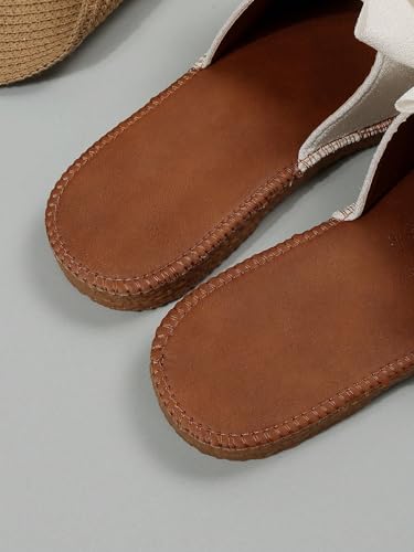 GORGLITTER Women's Bow Knot Flat Sandals Open Toe Slip On Slide Slipper Single Band Flats4