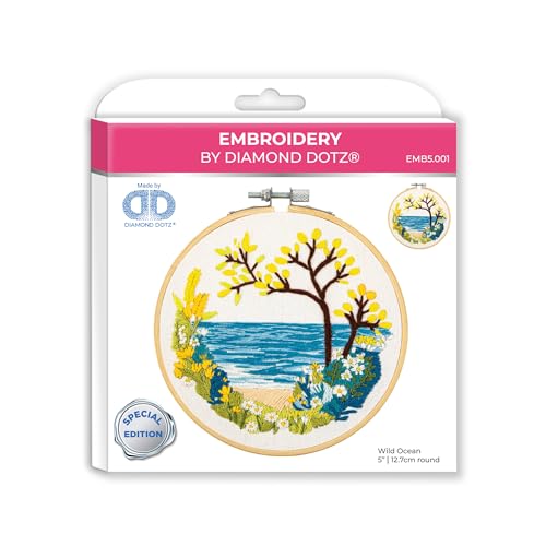 Image of DIAMOND DOTZ Wild Ocean Embroidery Kit for Beginners and Adults, Craft