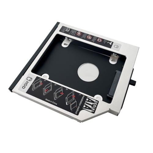 2nd HDD SSD Hard Drive Optical Bay Caddy Frame Tray Bracket for Lenovo Thinkpad R400 T420i T430i T510i T520i T530i R500 W700 W700ds W701 W701ds